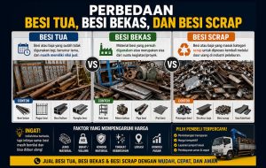 Read more about the article Perbedaan Besi Tua, Besi Bekas, dan Besi Scrap yang Perlu Anda Ketahui