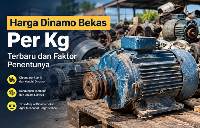Read more about the article Harga Dinamo Bekas Per Kg: Faktor Penentu dan Cara Menghitung Nilainya