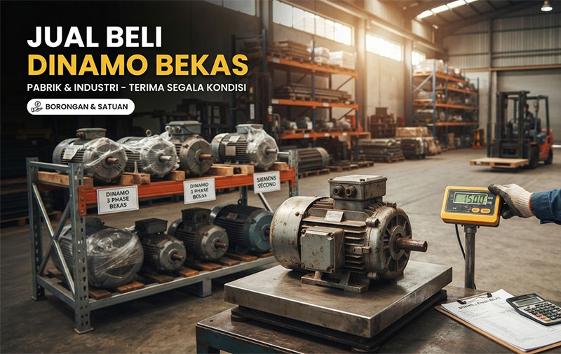 Read more about the article Terima Jual Beli Dinamo Bekas Pabrik & Industri – Siap Borong Segala Kondisi